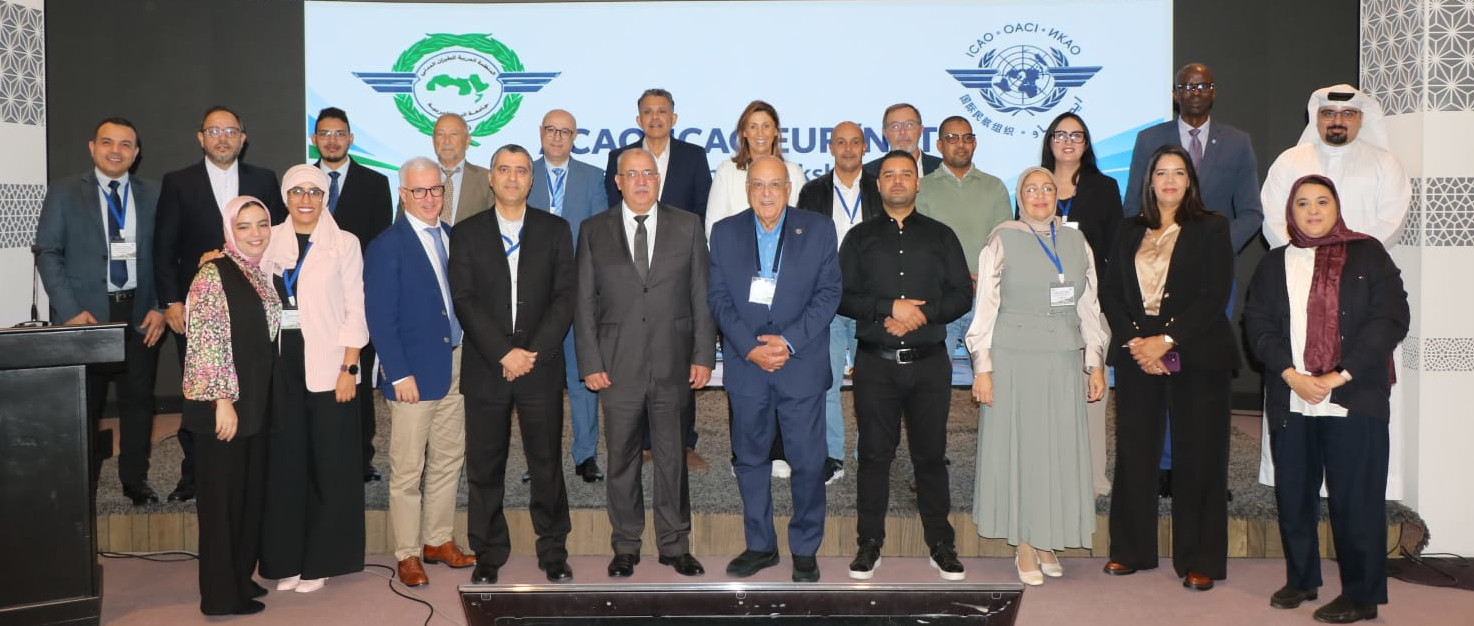 المنظمة العربية للطيران المدني ومنظمة الطيران المدني الدولي تدعو إلى تعزيز التعاون الإقليمي وتقاسم افضل ممارسات السلامة في عمليات المناولة الأرضية